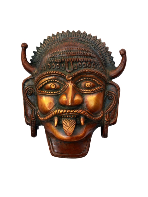 Exotic India Brown Bhairava Wall Decor