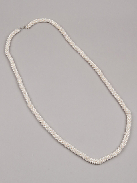 ODETTE White Pearl-Beaded Necklace 
ODETTE White Pearl-Beaded Necklace