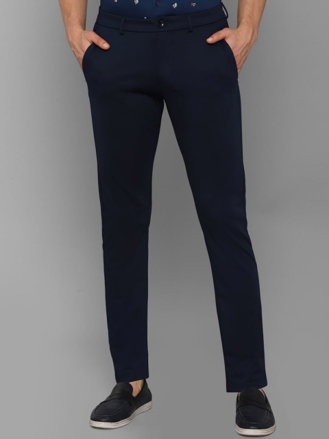 Allen Solly Men Navy Blue Slim Fit Trouser