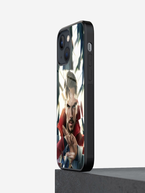 Macmerise Red & White Doctor Strange Geometric Printed iPhone 13 Back Case