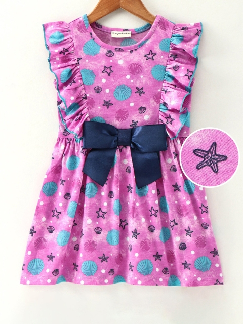 CrayonFlakes Pink Floral Dress