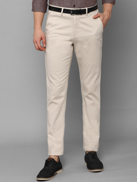 Allen Solly Men Beige Trousers 
Allen Solly Men Beige Trousers