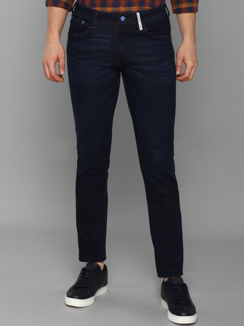 Allen Solly Men Navy Blue Skinny Fit Jeans