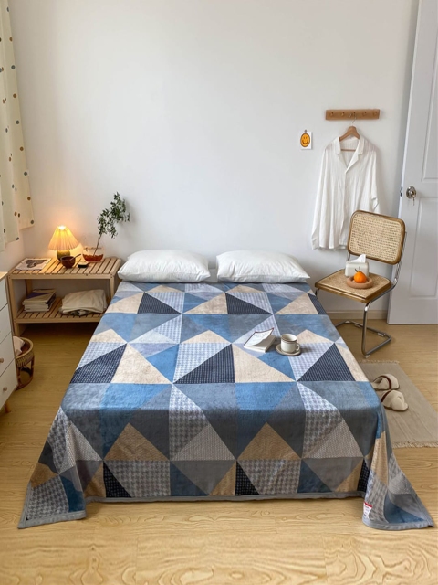 JC Collection Unisex Multi Blankets Quilts and Dohars, Grey