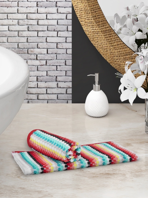 Living scapes by Pantaloons Set Of 2 White & Blue Striped Pure Cotton 600 GSM Face Towels
Living scapes by Pantaloons Set Of 2 White & Blue Striped Pure Cotton 600 GSM Face Towels
