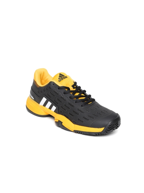 ADIDAS Kids Black Barricade Tennis Shoes