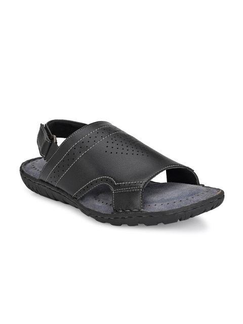 SOFTIO Men Black Comfort Sandals