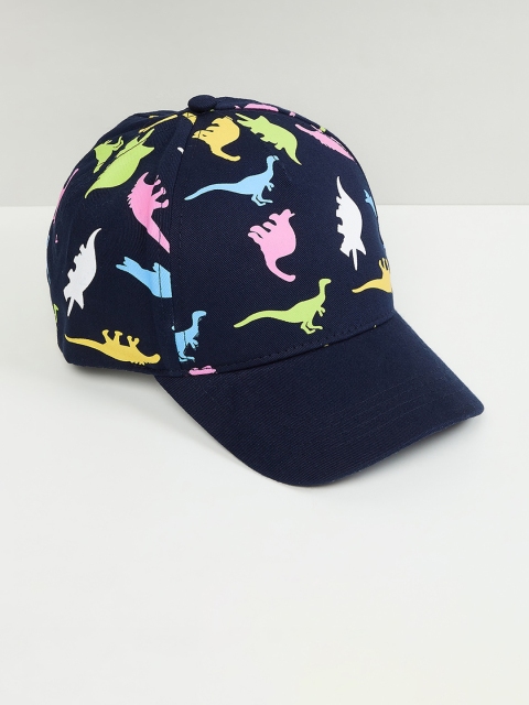 max Boys Printed Cap, Navy blue