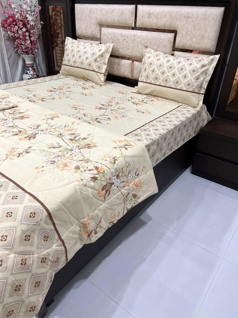 Pure Decor Brown Printed Pure Cotton Double King Comforter & Bedding Set With 2 Pillow Covers
Pure Decor Brown Printed Pure Cotton Double King Comforter & Bedding Set With 2 Pillow Covers