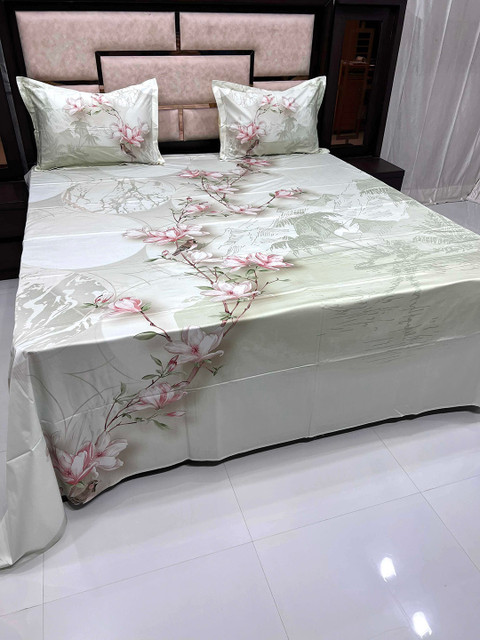 Pure Decor Unisex Green Bedsheets 
Pure Decor Unisex Green Bedsheets