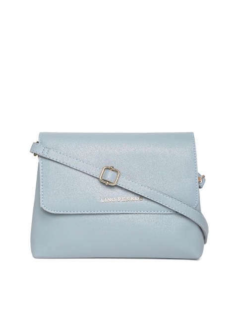 Lino Perros Grey Solid Sling Bag