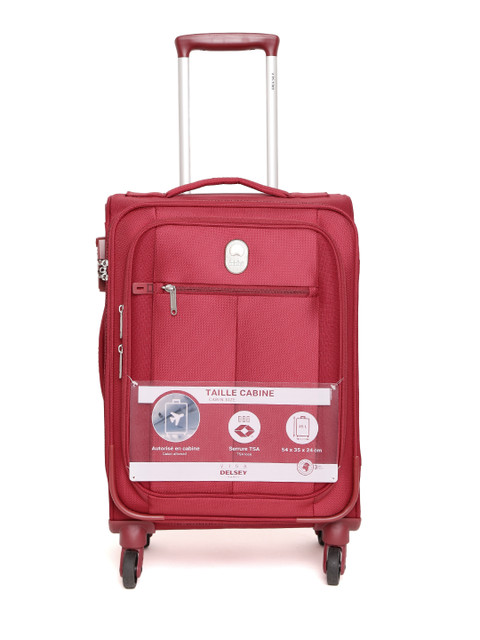 DELSEY Unisex Red Cabin Trolley Bag
DELSEY Unisex Red Cabin Trolley Bag