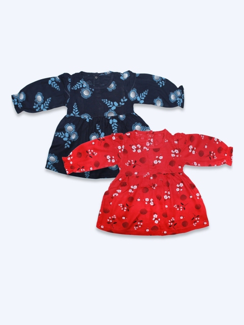 Born Babies Pack of 2 Girls Navy Blue and Red Printed Full Sleeve Casual Cotton Dress
Born Babies Pack of 2 Girls Navy Blue and Red Printed Full Sleeve Casual Cotton Dress