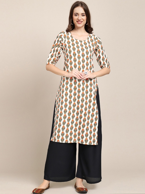 Ethnic basket Women Multicoloured Geometric Printed Keyhole Neck Mirror Work Block Print Crepe Kurta, Multi
Ethnic basket Women Multicoloured Geometric Printed Keyhole Neck Mirror Work Block Print Crepe Kurta, Multi