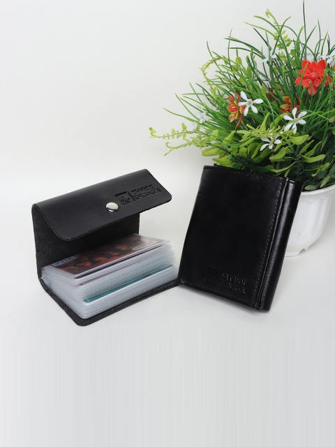 Swiss Design Black Leather Wallet & Card Holder Gift Set SD-Accessory Gift Set -52-Black
Swiss Design Black Leather Wallet & Card Holder Gift Set SD-Accessory Gift Set -52-Black