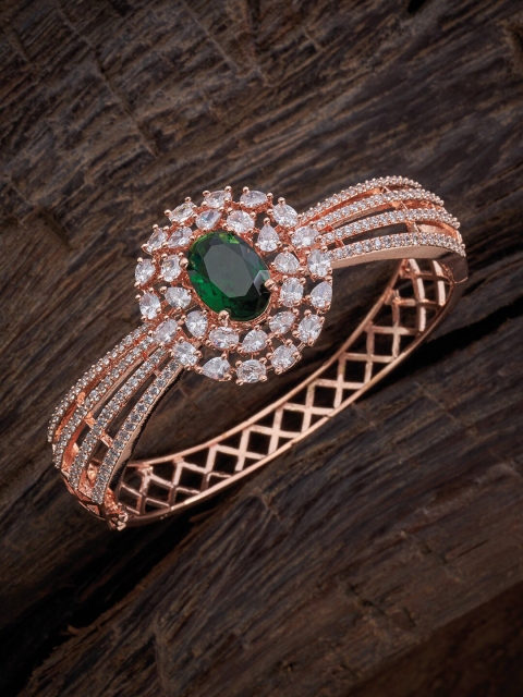 Kushal's Fashion Jewellery Women Rose Gold & White Cubic Zirconia Rose Gold-Plated Bangle-Style Bracelet
Kushal's Fashion Jewellery Women Rose Gold & White Cubic Zirconia Rose Gold-Plated Bangle-Style Bracelet