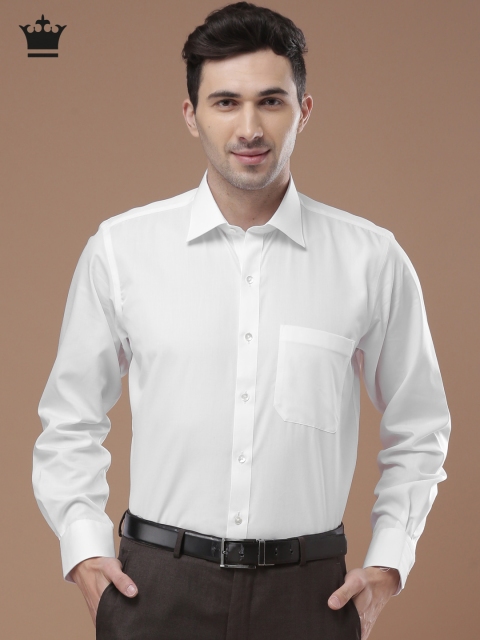 Louis Philippe Men White Regular Fit Solid Permapress finest wrinkle free Formal Shirt
Louis Philippe Men White Regular Fit Solid Permapress finest wrinkle free Formal Shirt