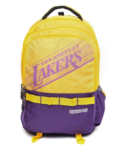 AMERICAN TOURISTER Unisex Yellow & Purple NBA ALLSTAR Graphic Print Laptop Backpack
AMERICAN TOURISTER Unisex Yellow & Purple NBA ALLSTAR Graphic Print Laptop Backpack