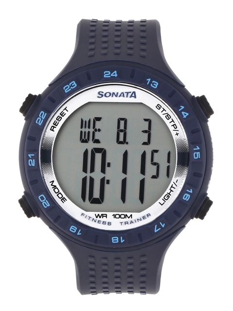 Sonata Ocean Series Men Navy Digital Watch with Pedometer 77040PP01, Navy blue
Sonata Ocean Series Men Navy Digital Watch with Pedometer 77040PP01, Navy blue