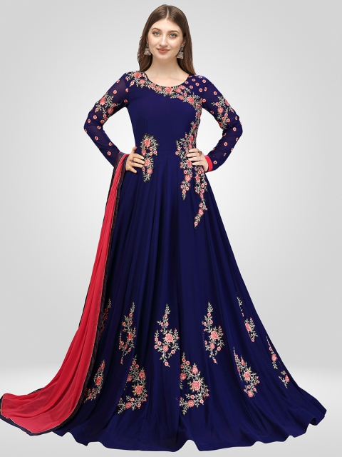 Nivah Fashion Women Blue Embroidered Pleated Thread Work Kurti with Salwar & With Dupatta
Nivah Fashion Women Blue Embroidered Pleated Thread Work Kurti with Salwar & With Dupatta