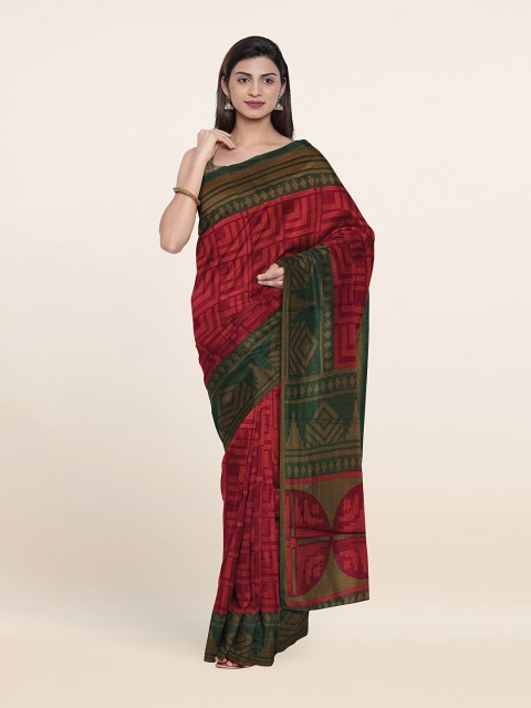 Pothys Cotton Printed Saree, Purple