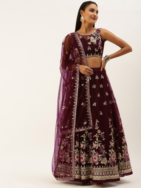 panchhi Embroidered Sequinned Semi-Stitched Lehenga & Unstitched Blouse With Dupatta, Mauve
panchhi Embroidered Sequinned Semi-Stitched Lehenga & Unstitched Blouse With Dupatta, Mauve