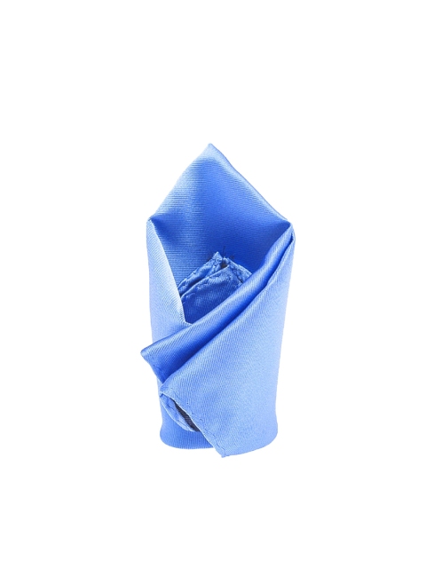 Tossido Men Blue Solid Pocket Squares