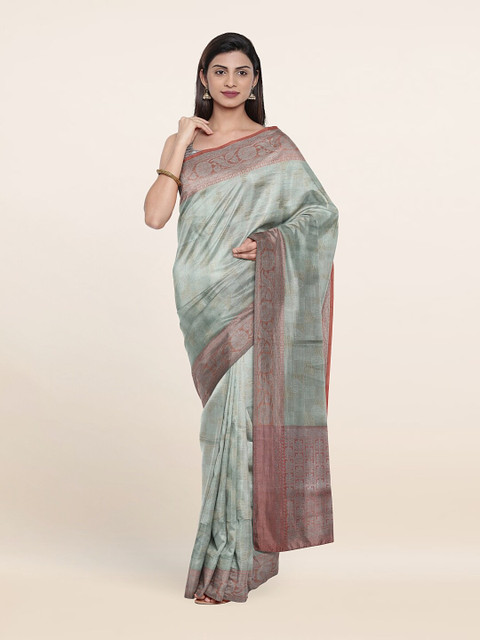 Pothys Blue & Peach-Coloured Woven Design Zari Art Silk Saree
Pothys Blue & Peach-Coloured Woven Design Zari Art Silk Saree