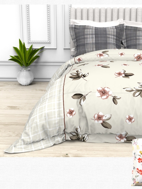 THE WHITE MOSS Grey & Olive Green Printed 220 TC Queen Bedsheet with 2 Pillow Covers
THE WHITE MOSS Grey & Olive Green Printed 220 TC Queen Bedsheet with 2 Pillow Covers