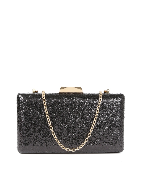 ToniQ Black Shimmery Party Clutch