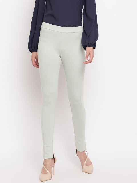 Marvel Women Green Woven Jeggings