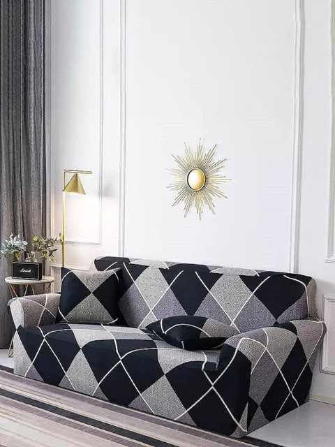 HOUSE OF QUIRK Blue & Grey Printed 4-Seater Sofa Covers
HOUSE OF QUIRK Blue & Grey Printed 4-Seater Sofa Covers