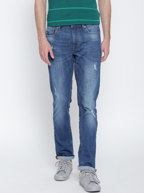 United Colors of Benetton Men Blue Skinny Fit Mid-Rise Low Distress Stretchable Jeans
United Colors of Benetton Men Blue Skinny Fit Mid-Rise Low Distress Stretchable Jeans