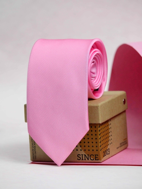 Tossido Men Pink Broad Tie