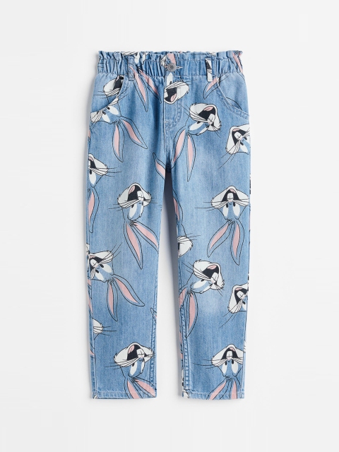 H&M Girls Relaxed Fit Jeans, Blue