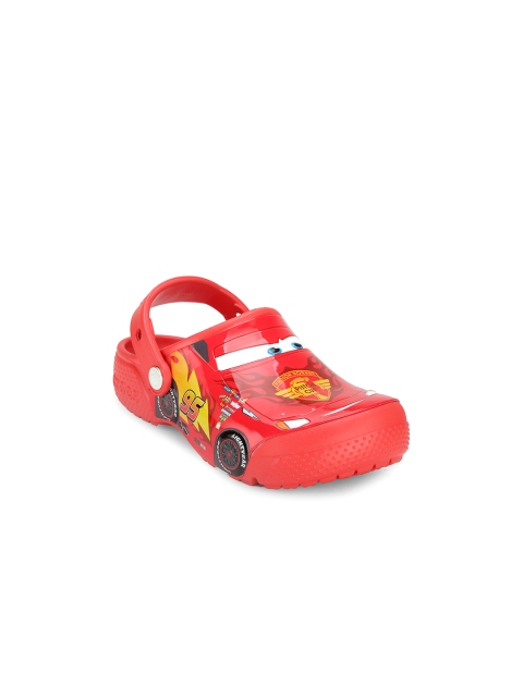 Crocs Funlab Girls Red Printed Clogs