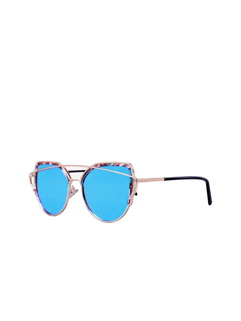 AUGEN Unisex Blue Lens & Gold-Toned Cateye Sunglasses with UV Protected Lens VI-SG-58708
AUGEN Unisex Blue Lens & Gold-Toned Cateye Sunglasses with UV Protected Lens VI-SG-58708