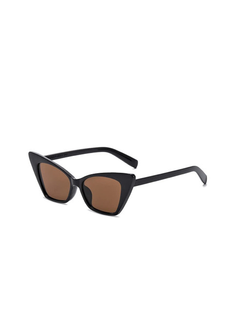 AUGEN Unisex Brown Lens & Black Cateye Sunglasses with UV Protected Lens
AUGEN Unisex Brown Lens & Black Cateye Sunglasses with UV Protected Lens