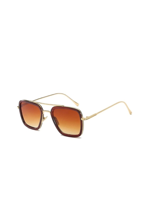 AUGEN Unisex Brown Lens & Gold Square Sunglasses with UV Protected Lens VI-SG-91-Brown
AUGEN Unisex Brown Lens & Gold Square Sunglasses with UV Protected Lens VI-SG-91-Brown