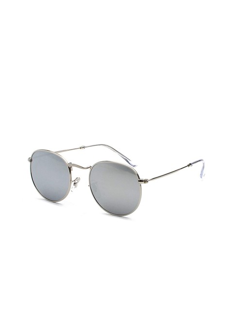 AUGEN Unisex Mirrored Lens Silver-Toned Round Sunglasses & UV Protected Lens- VI-SG-3477
AUGEN Unisex Mirrored Lens Silver-Toned Round Sunglasses & UV Protected Lens- VI-SG-3477