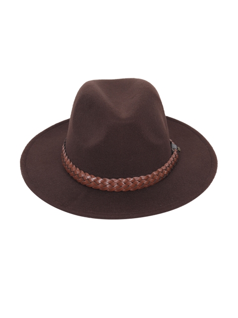 FabSeasons Brown Trilby Top Hat