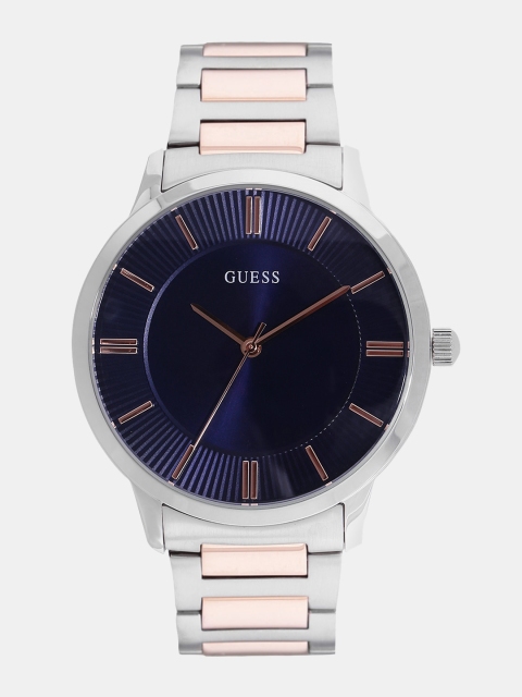 GUESS Men Navy Analogue Watch W0990G4, Navy blue