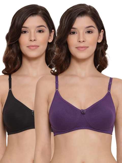 LYRA Pack of 2 Black & Purple Cotton Lightly Padded Bra LYRA_BRA_511_BLK_VLT_30B_2PC
LYRA Pack of 2 Black & Purple Cotton Lightly Padded Bra LYRA_BRA_511_BLK_VLT_30B_2PC