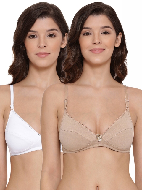 LYRA Pack of 2 White & Beige Cotton Lightly Padded Bra LYRA_BRA_501_WH_SK_38B_2PC
LYRA Pack of 2 White & Beige Cotton Lightly Padded Bra LYRA_BRA_501_WH_SK_38B_2PC