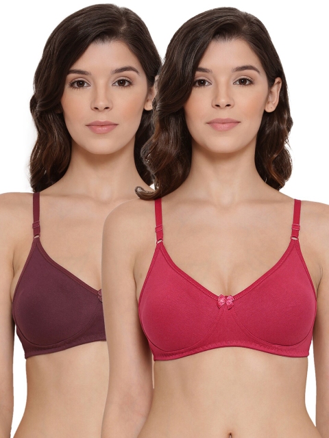 LYRA Assorted Pack Of 2 Underwired Lightly Padded Cotton Bra