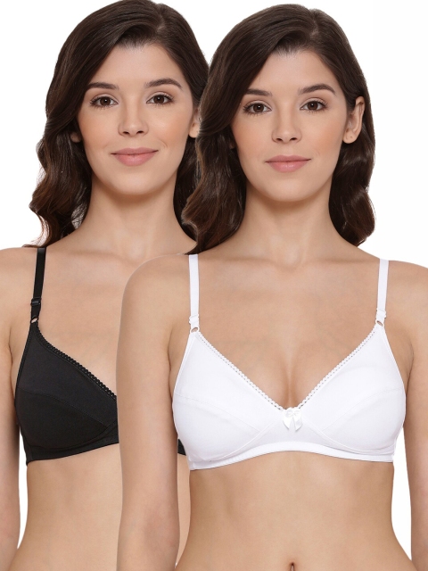 LYRA Assorted Pack Of 2 Underwired Lightly Padded Cotton Bra
