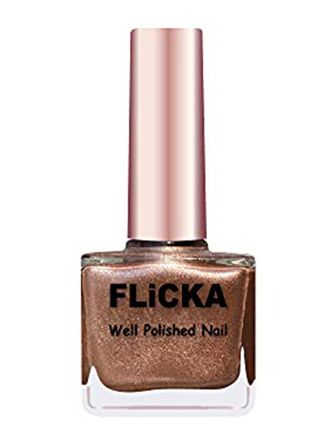 FLiCKA Metallic Nail Polish Deep Russet 9.5ml
FLiCKA Metallic Nail Polish Deep Russet 9.5ml
