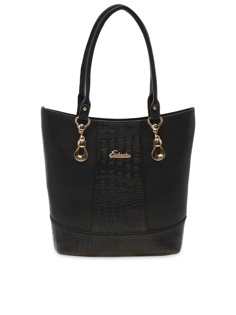 ESBEDA Black Textured Shoulder Bag