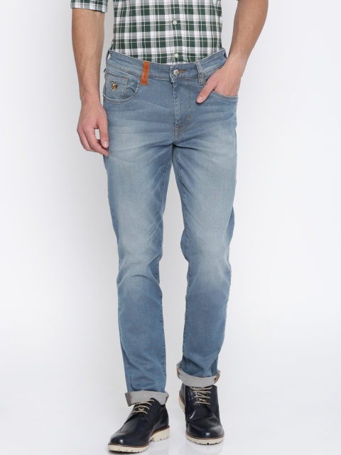U.S. Polo Assn. Denim Co. Men Blue Delta Slim Fit Mid-Rise Clean Look Stretchable Jeans
U.S. Polo Assn. Denim Co. Men Blue Delta Slim Fit Mid-Rise Clean Look Stretchable Jeans