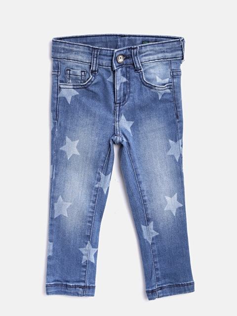 United Colors of Benetton Girls Blue Slim Fit Mid-Rise Printed Stretchable Jeans
United Colors of Benetton Girls Blue Slim Fit Mid-Rise Printed Stretchable Jeans